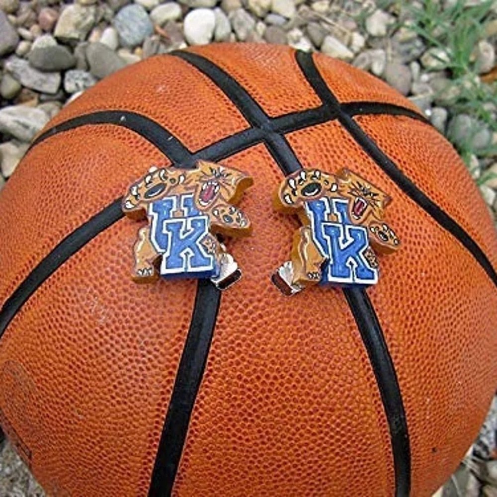 Wooden University of Kentucky Hair Barrettes Clips handmade handcrafted